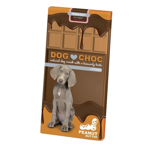 Dog Choc, czekolada dla psa o smaku masła orzechowego, 100 g