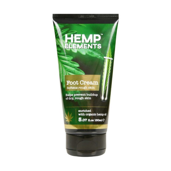 Hemp Elements, regenerujący krem do stóp z olejem konopnym, 150 ml