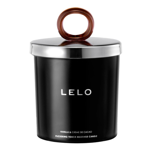 LELO Flickering Touch Massage Candle, świeczka do masażu o zapachu wanilii i kakao, 150 g