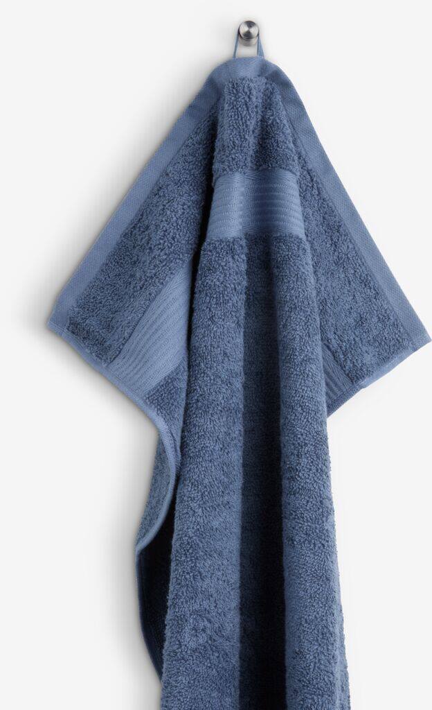 KARLSTAD guld KARLSTAD håndklæde 50x100cm mørkeblå