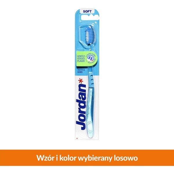 Jordan Target Teeth&Gums, szczoteczka soft, 1 szt