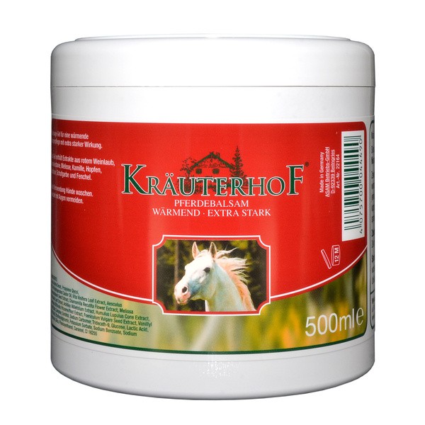Kräuterhof, maść końska silnie rozgrzewająca, 500 ml