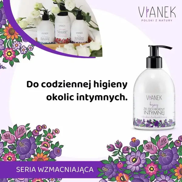 Vianek, kojący żel do higieny intymnej, 300 ml