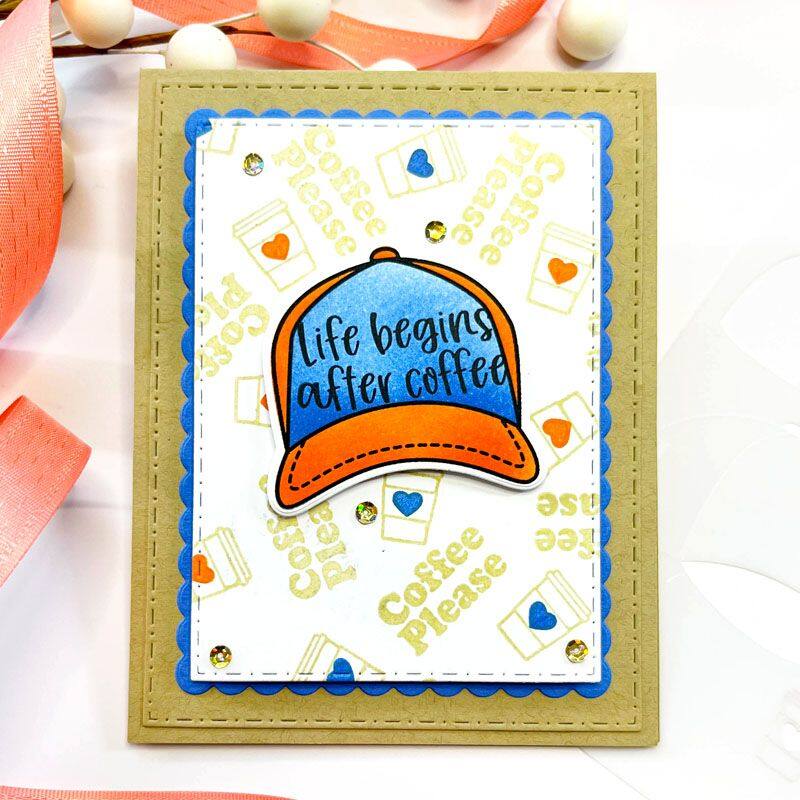 Trucker Hat Clear Stamps Set of 14