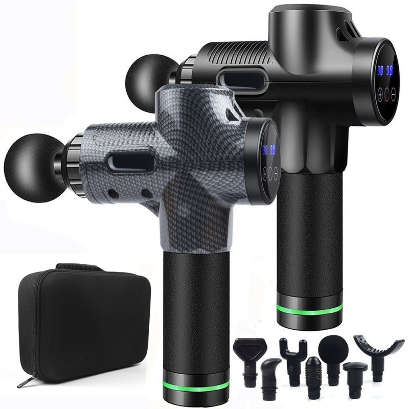 30-biegowy pistolet do masażu o wysokiej częstotliwości, relaks mięśni, głęboki masażer szyi i ciała