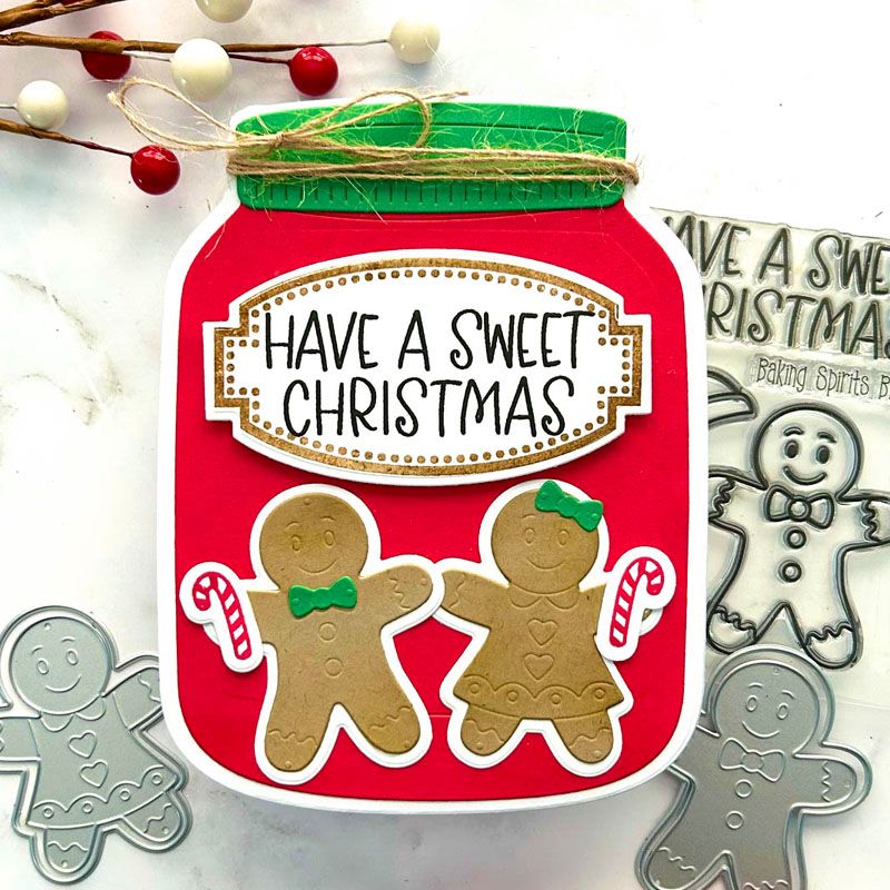 Gingerbread Fun Clear Stamp Set