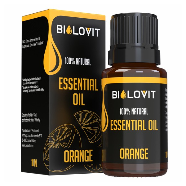 Bilovit, olejek eteryczny pomarańczowy, 10 ml