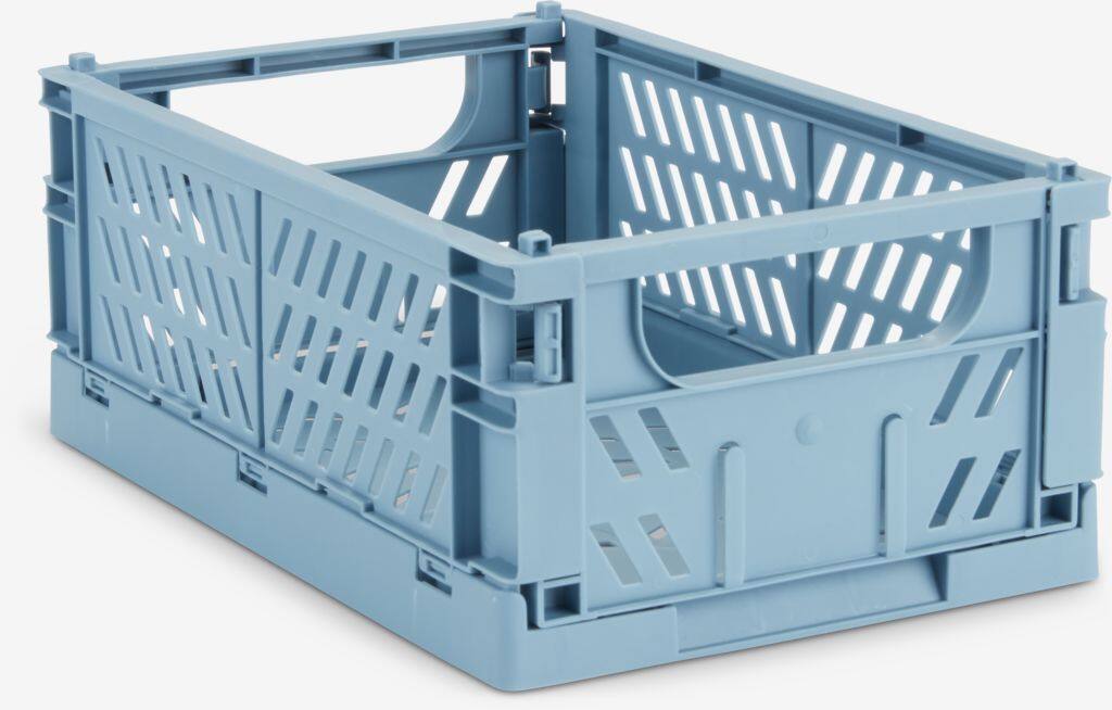 MILAS MILAS kurv B16xL25xH10cm foldbar blå