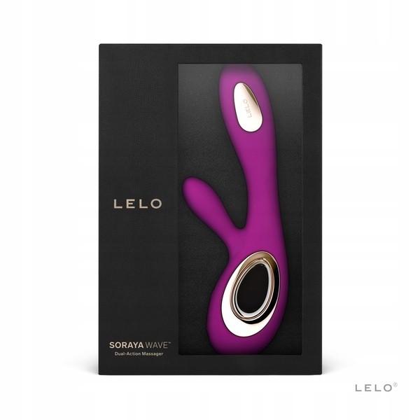 Lelo Soraya Wave Deep Rose, wibrator typu króliczek, 1 szt.