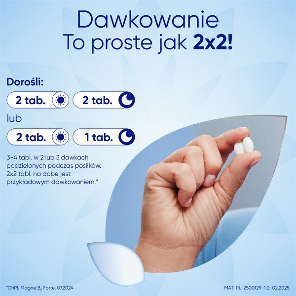 Magne B6 Forte, 100 mg+10 mg, tabletki powlekane,100 szt.