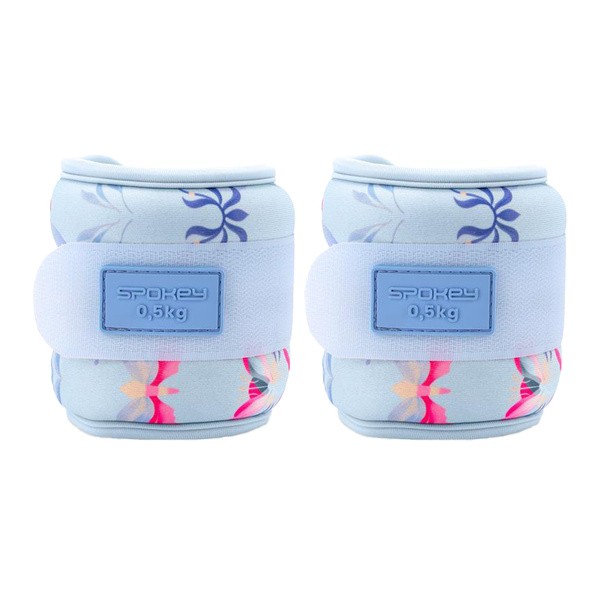 Spokey The Bloom, Obciążenia na kostki i nadgarstki, 2 × 0,5 kg