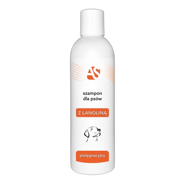 AS Szampon pielęgnacyjny z lanoliną dla psów, 250 ml