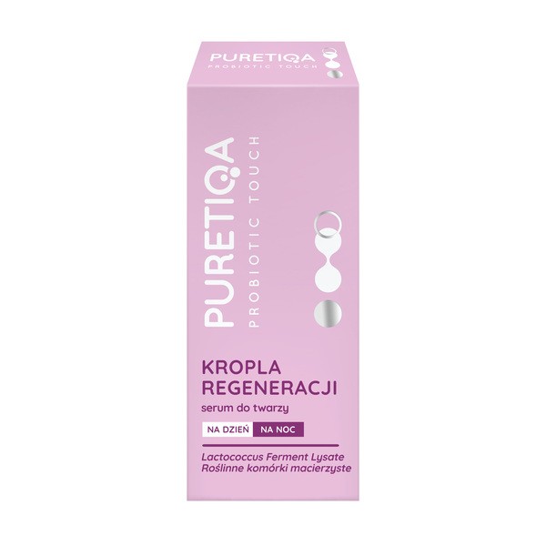 Puretiqa Probiotic Touch Kropla Regeneracji, probiotyczne serum do twarzy, 15 ml
