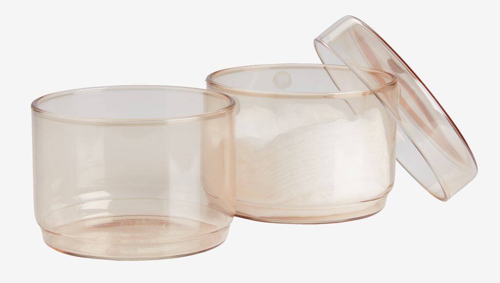 GRUMS GRUMS opbevaringskrukke Ø8xH10cm 2 stk/sæt