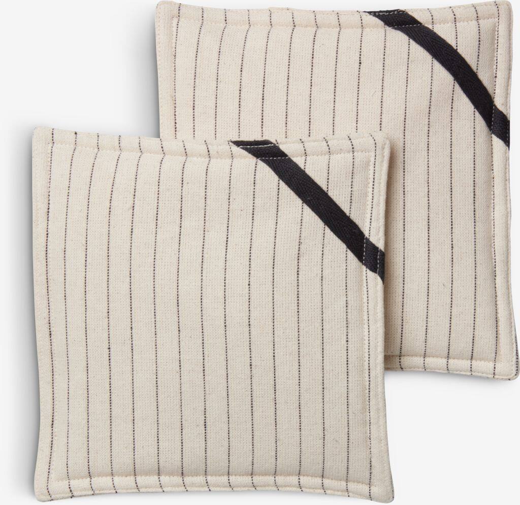 RYLLIK RYLLIK grydelapp 19x19 natur 2 stk/pk