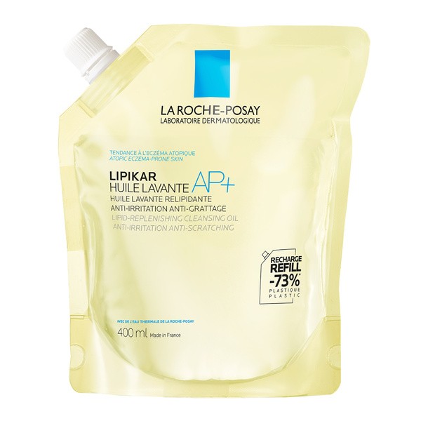 La Roche-Posay Lipikar, olejek myjący AP+ uzupełniający poziom lipidów, uzupełnienie, 400 ml
