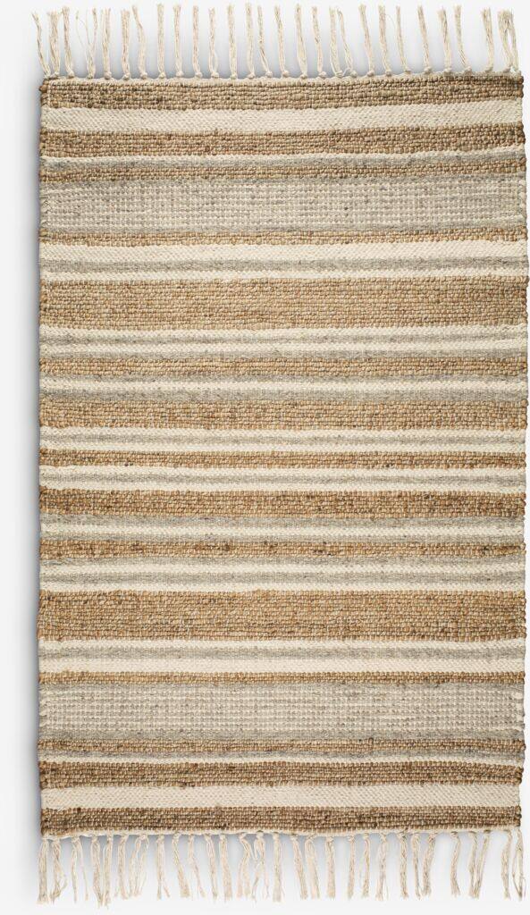 KILDEURT tæppe 65x120 naturfarvet