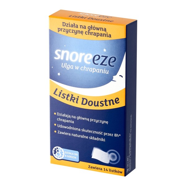 Snoreeze, listki doustne, 14 szt.