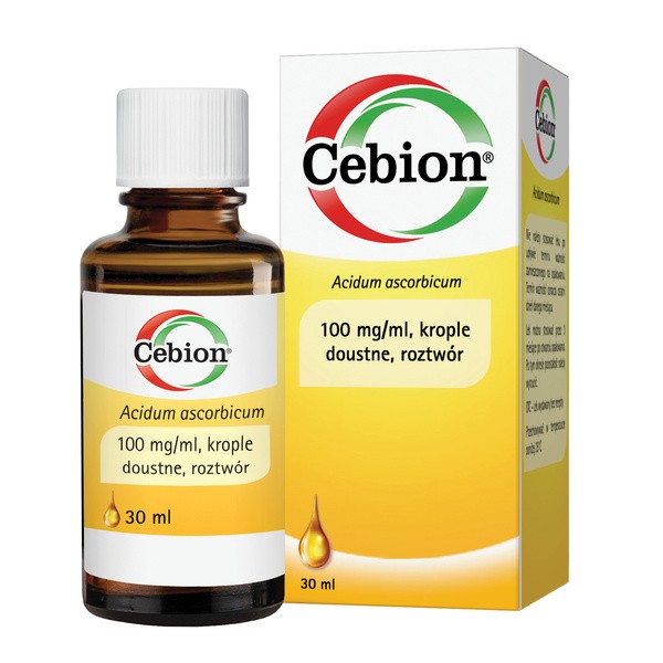 Cebion, 100 mg/ml, krople doustne, 30 ml