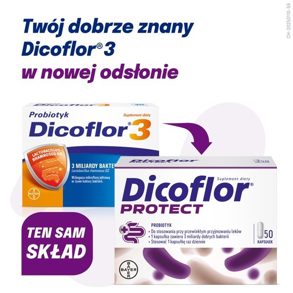 Dicoflor Protect, kapsułki, 50 szt.