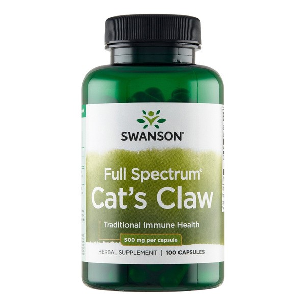 Swanson Cat's Claw, 500 mg, kapsułki, 100 szt.