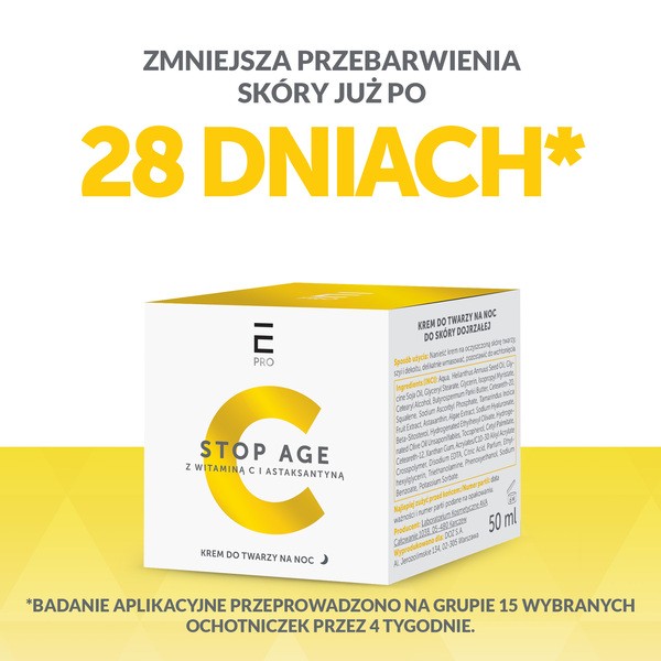 Enilome Pro Stop Age, krem do twarzy na noc, 50 ml