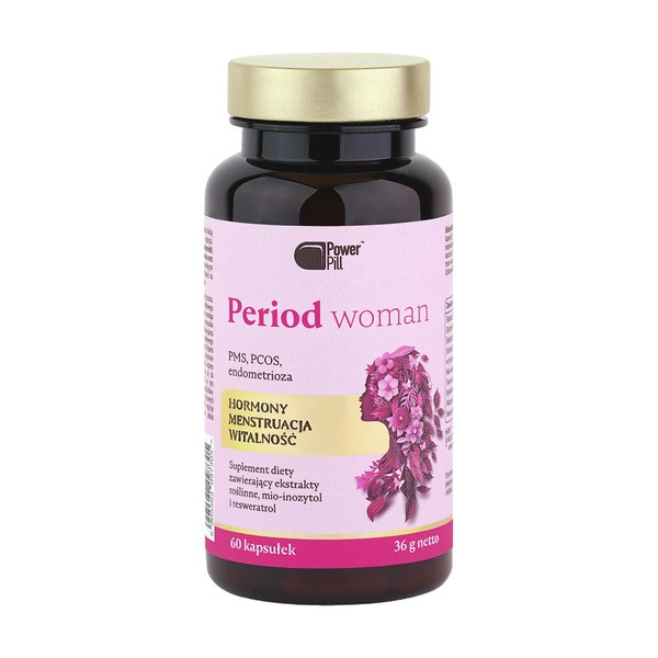 Power Pill, Period Woman, kapsułki, 60 szt.