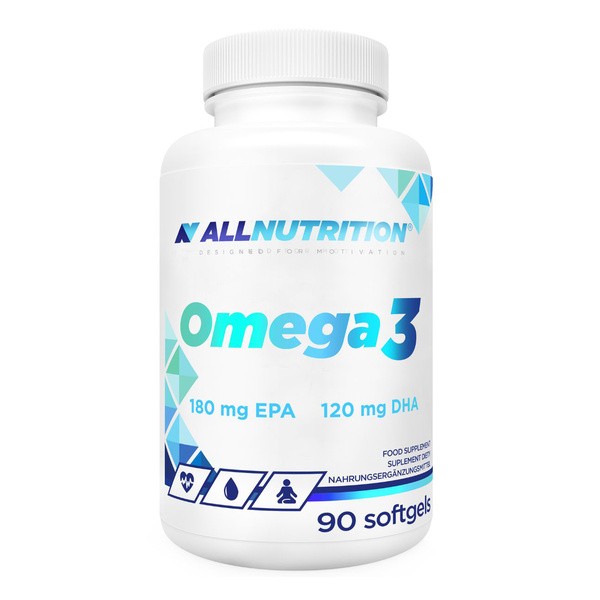 Zestaw 2 x  Allnutrition Omega 3, kapsułki, 90 szt.