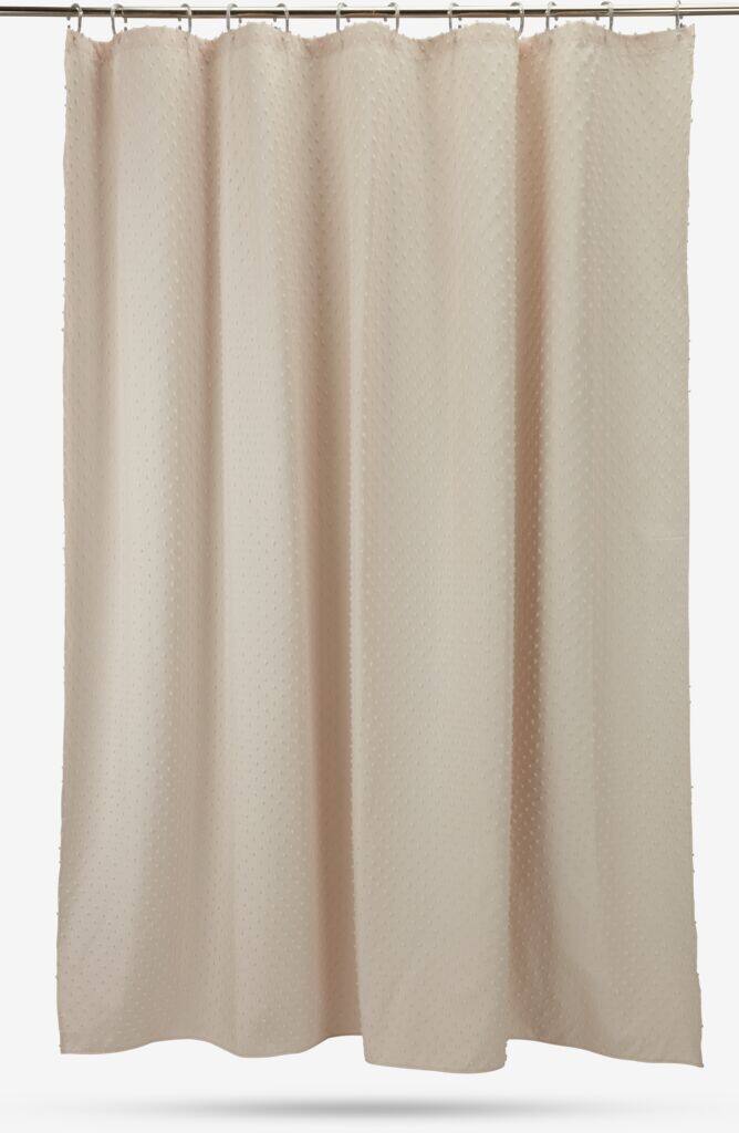 GUNNEBO guld GUNNEBO badeforhæng 180x200cm beige KRONBORG