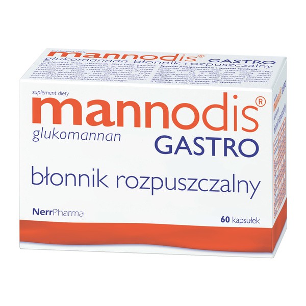 Mannodis Gastro, kapsułki twarde, 60 szt.