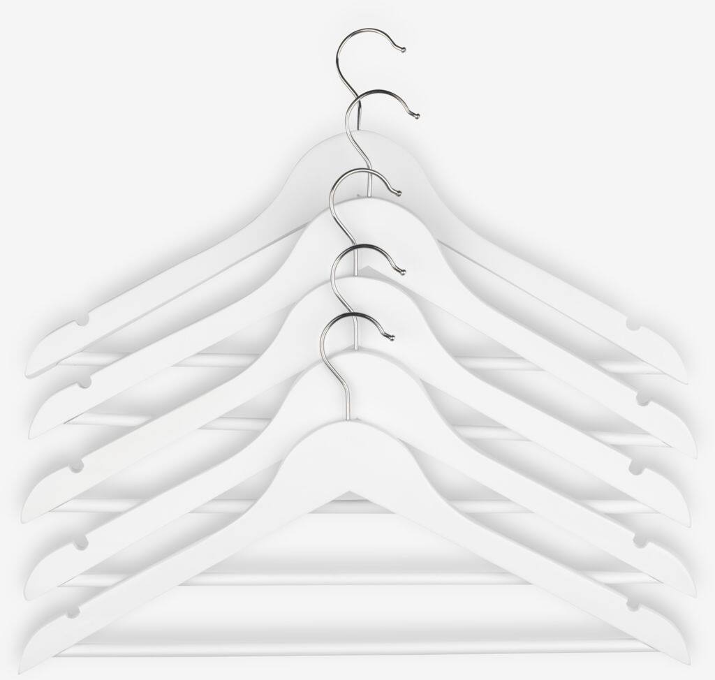 HELMUT bøjler HELMUT Længde 44 cm 5 stk/pakke hvide