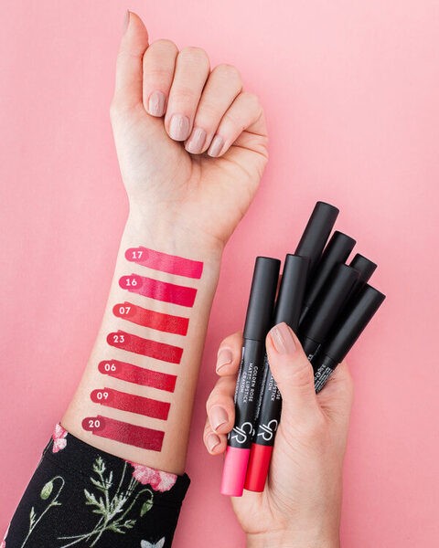 Golden Rose Matte Crayon Lipstick, matowa pomadka w kredce, 10, 3,5 g