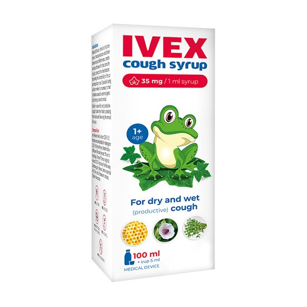 Ivex, syrop na kaszel suchy i mokry, 100 ml