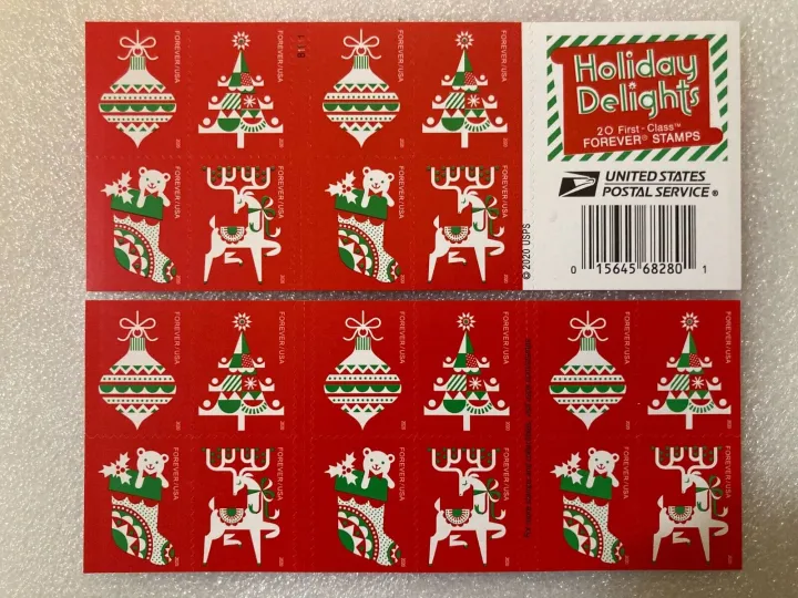 (2020) USPS Holiday Delights Forever Stamps