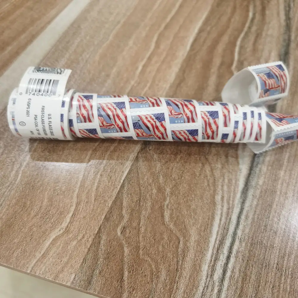 (2022) USPS Forever American Flag Stamps Rolls