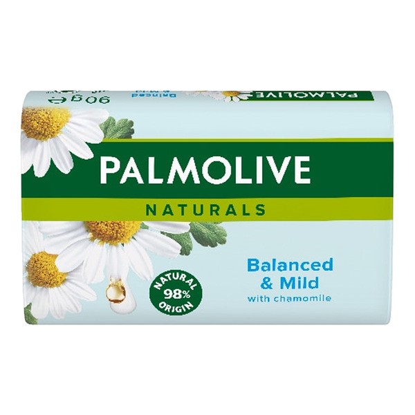 Palmolive Naturals Balanced&Mild, mydło, rumianek i witamina E, 90 g