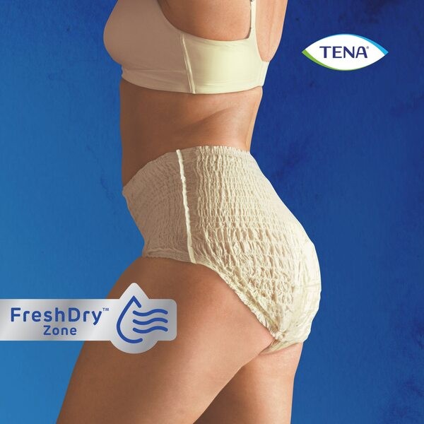 Tena Lady Pants Plus, majtki chłonne, Creme, rozmiar L, 30 szt.