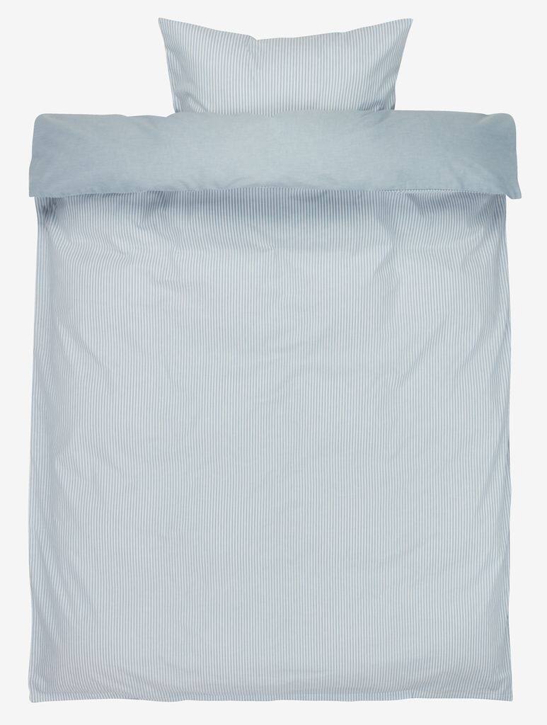 SHEILA guldfarvet sengetøj, garnfarvet, 140x200, blå