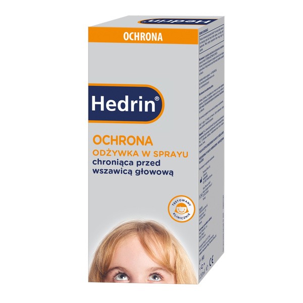 Hedrin Ochrona, odżywka w sprayu do włosów chroniąca przed wszawicą, 100 ml