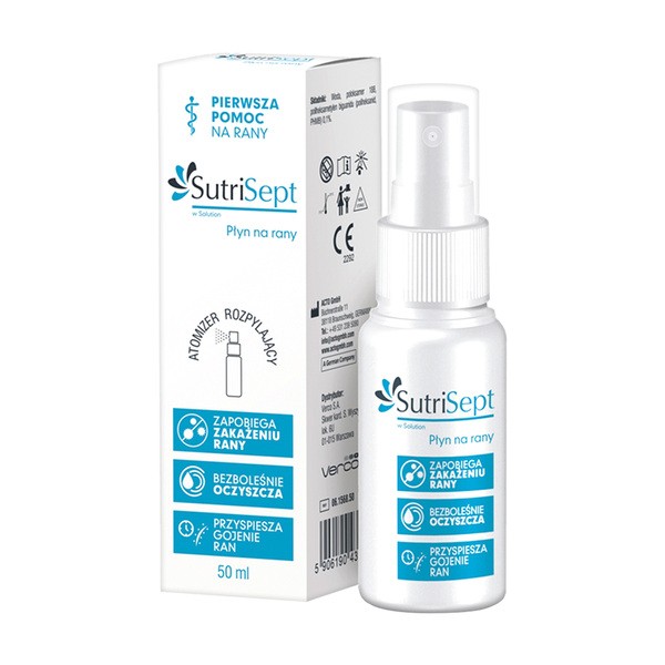 SutriSept, płyn na rany, 50 ml