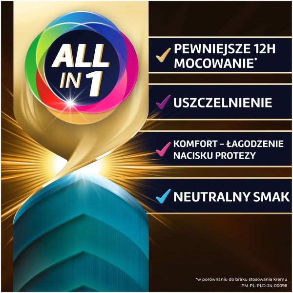 Corega Power Max Supreme All-in-1, krem mocujący do protez zębowych, 40 g