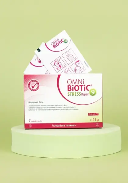 Omni Biotic Stress Repair 9, saszetki z proszkiem, 3 g x 7 szt.
