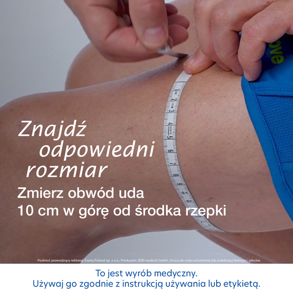 Actimove ES Knee Support, opaska stawu kolanowego z zabudowaną rzepką, rozmiar S, 1 szt.