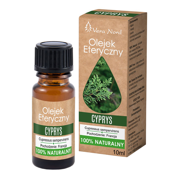 Vera Nord, olejek eteryczny, cyprys, 10 ml