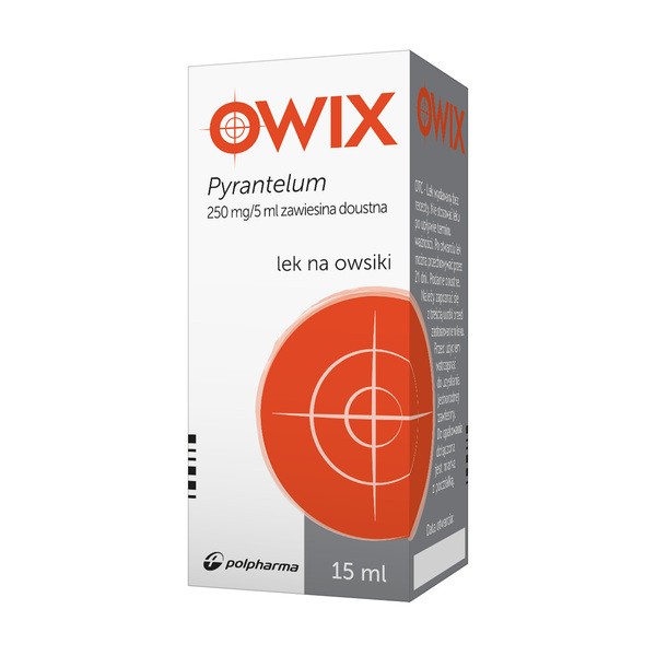 Owix, 250 mg / 5 ml, zawiesina doustna, 15 ml