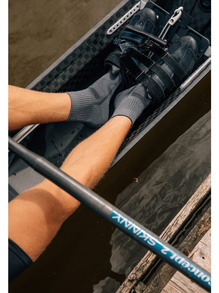 DANISH ENDURANCE Socken Long Distance in grey/black günstig kaufen