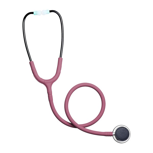 Dr. Famulus Uniwersalny Stetoskop internistyczny DR510 LIGHT  - Antyczny róż Stetoskop klasyczny następnej generacji - Antybakteryjna powłoka