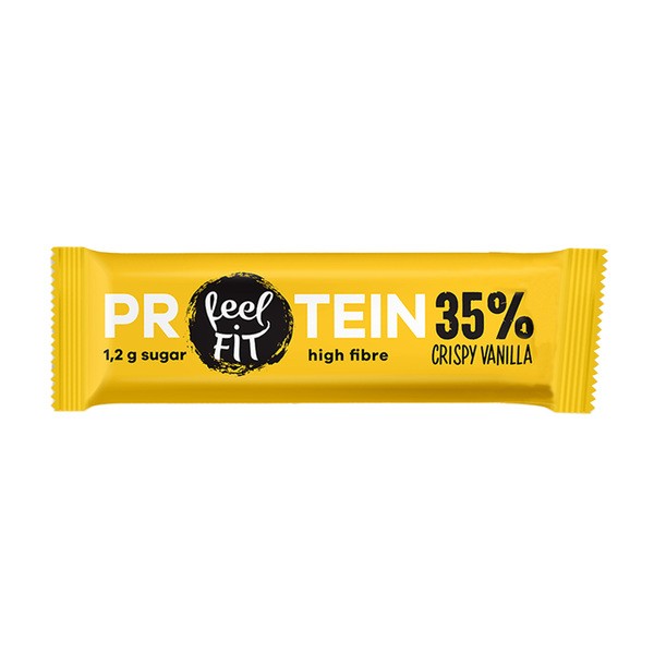 Feel Fit, baton proteinowy 35%, Chrupiąca vanilla, 40 g