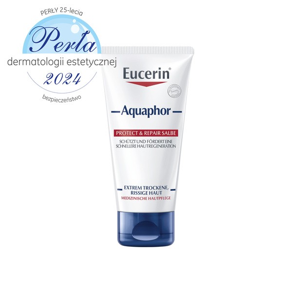 Eucerin Aquaphor, maść regenerująca do skóry suchej, popękanej i podrażnionej, dla dorosłych i niemowląt, 45 ml