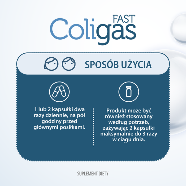 Coligas Fast, kapsułki, 30 szt.